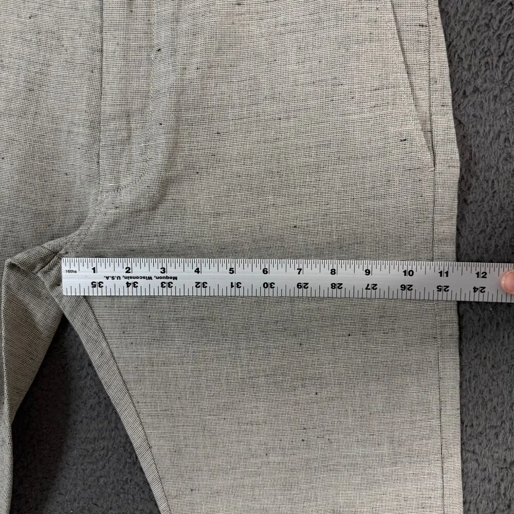 J Crew Pants Mens 31x30 Gray 484 Slim Fit Linen Blend Chino Lightweight NWT